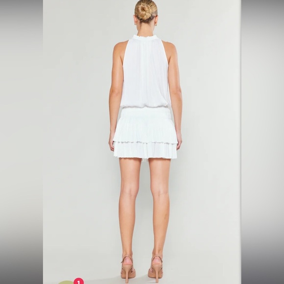 Current Air Cara Sleeveless Pleated Mini Dress Turquoise Size S - Picture 16 of 16